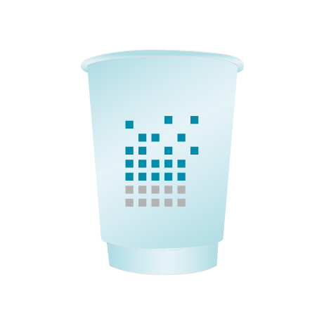 Pappbecher BIO | 300 ml doppelwandig | rundum bedruckt