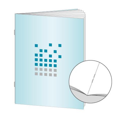 Broschüren Drahtheftung DIN A4 Kleinauflage