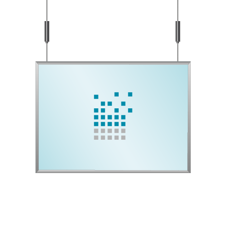 Deckenhänger | System Karlsruhe | DIN A3 quer