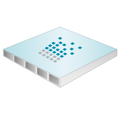 Hohlkammerplatte, 3 mm