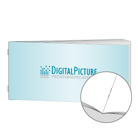 Broschüren Drahtheftung DIN lang