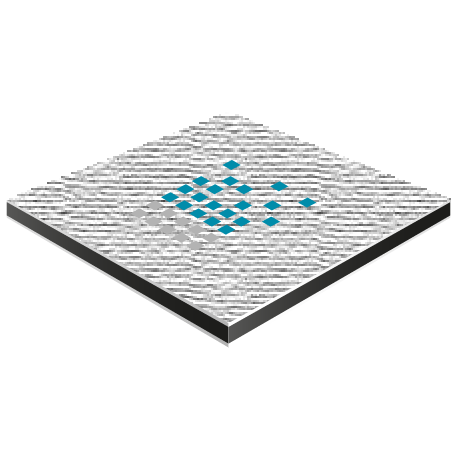 Butlerfinish (Aluverbundplatte gebürstet)