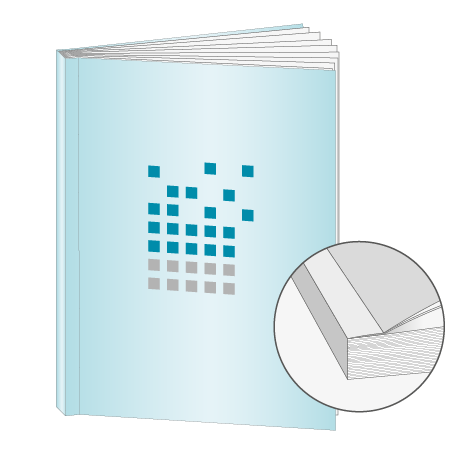 Broschüren Klebebindung DIN A6