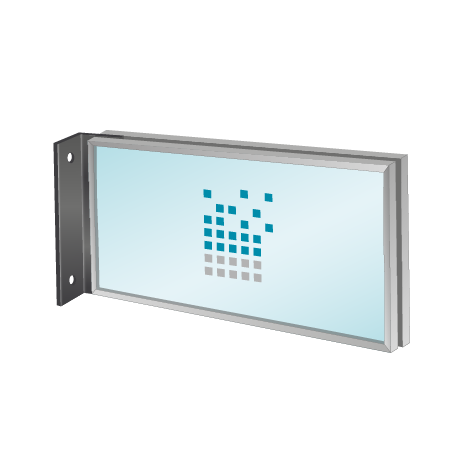 Fahnenschild | System Karlsruhe | 29,7 cm x 15 cm