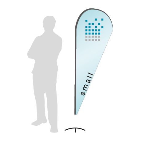 Beachflag Drop | Small (210 cm) | einseitig bedruckt