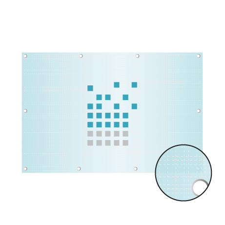 Displaystoff Banner | individuelle Größe | einseitig bedruckt