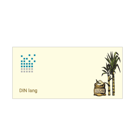 Drucksachen aus Zuckerrohrpapier