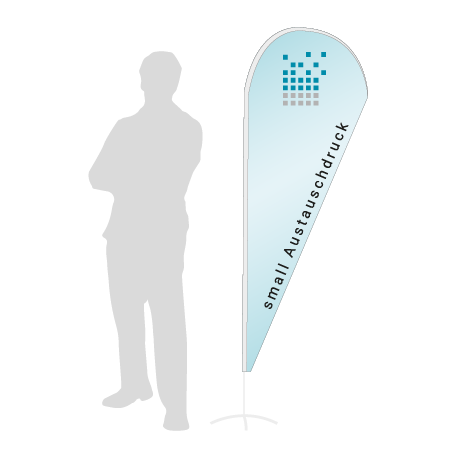 Beachflag Drop Austauschdruck | Small (210 cm) | einseitig bedruckt